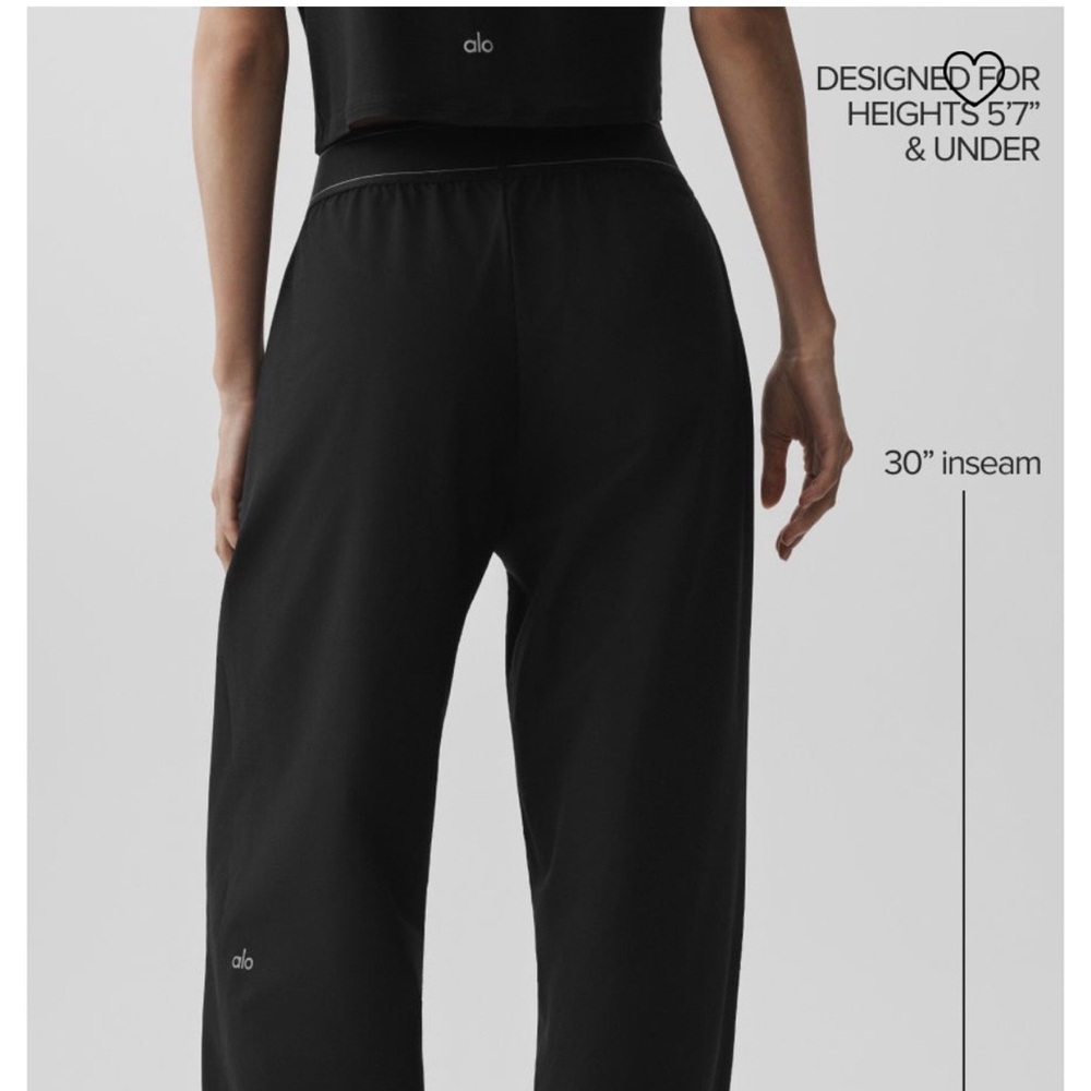 ALO Black SUIT UP TROUSER PANTS REGULAR - Picture 3 of 7